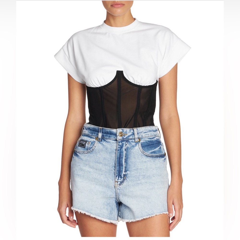 NWT Versace Jeans Couture Corset Top